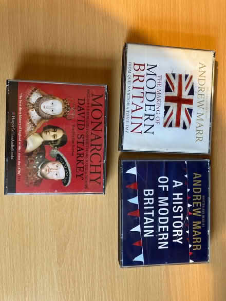 Photo of free 3 History Audiobooks (CDs) (Twyford RG10) #1