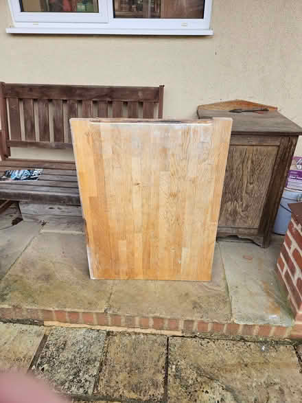 Photo of free oak counter top (Binfield Heath RG9) #1