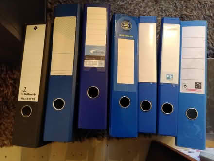 Photo of free Lever arch folders x9 (Ecclesall, S11) #1