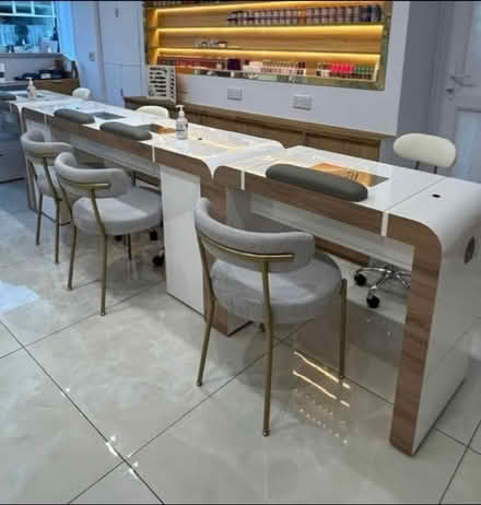 Photo of free double nail table (Croydon) #2