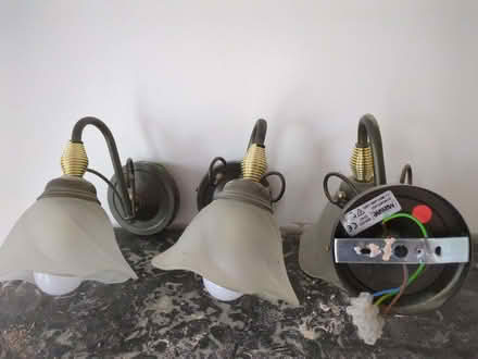 Photo of free Three wall lights (Cam GL11) #1