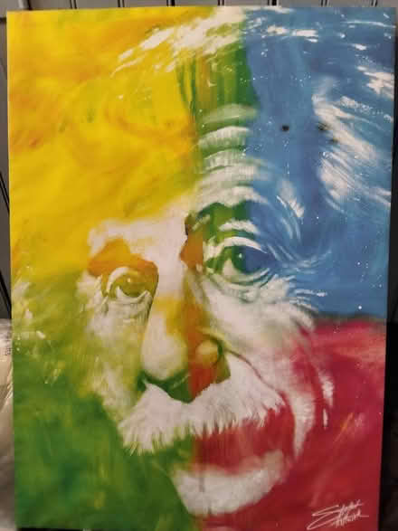 Photo of free Einstein painting (not very big) (48238) #1