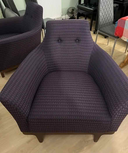Photo of free Dark purple armchair (Harrogate HG2) #1