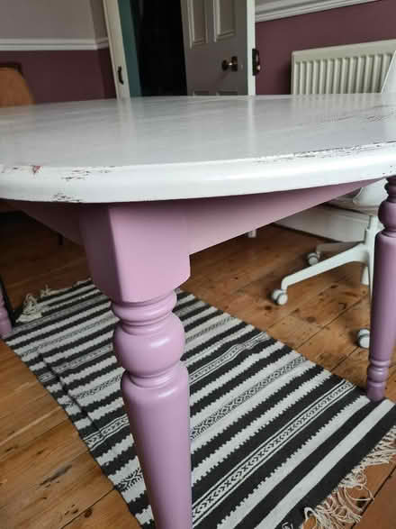 Photo of free Distressed Extendable Pine Dining Table (West Midlands B67) #1