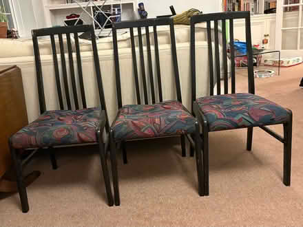 Photo of free COLLECTION ASAP set of 4 retro dining chairs (Sudbury Hill HA1) #1