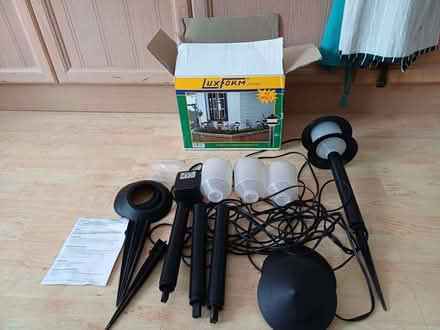Photo of free Garden/outdoor lighting kit (Cutteslowe OX2) #1