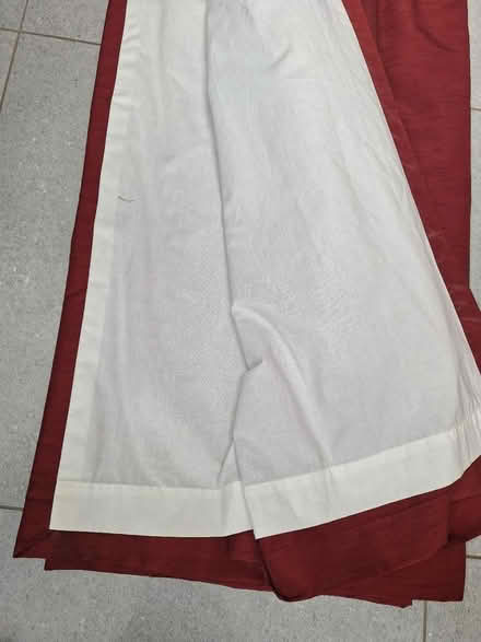 Photo of free Red curtains (CR5 old coulsdon) #3