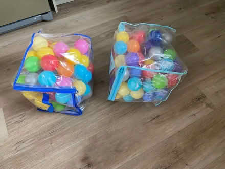 Photo of free 2 bags play balls (Yaxley) #1