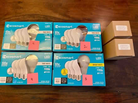 Photo of free New LED light bulbs in boxes (Cabin John near Bethesda) #1