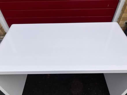 Photo of free White, glossy desk 120x60cm (SE21) #4