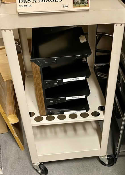 Photo of free Metal Rolling cart (Downtown) #1