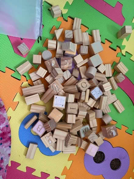Photo of free Wooden Alphabet Blocks Set (Hemel Hempstead HP2) #2