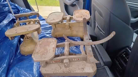 Photo of free 3 x sets old weighing scales (Teversham) #1
