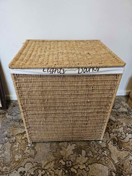 Photo of free Wicker Laundry Basket (Northfield B31) #1