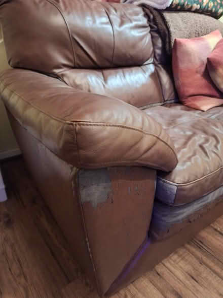 Photo of free Brown 2 seater sofa (Freshbrook SN5) #3