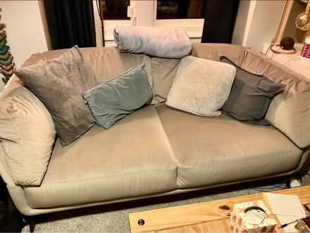 Photo of free Two grey velvet-style sofas (New Town CO1) #2
