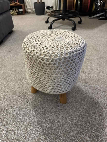 Photo of free Small crocheted stool (Hitchin) #1