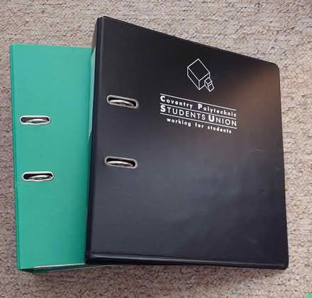 Photo of free 2 lever arch files (West Bedhampton PO9) #2