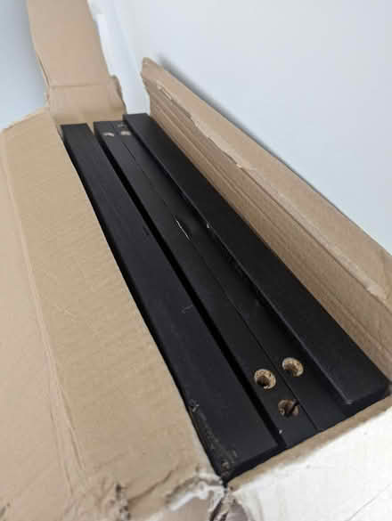 Photo of free IKEA Besta Frame (black/brown) (Royal Wharf E16) #1