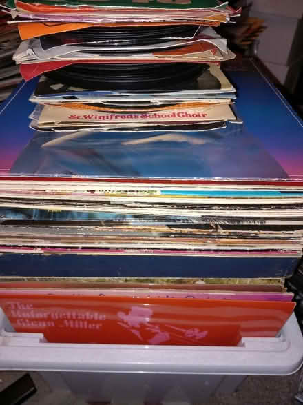 Photo of free Vinyl records lps and 7" singles (Coseley WV14) #1