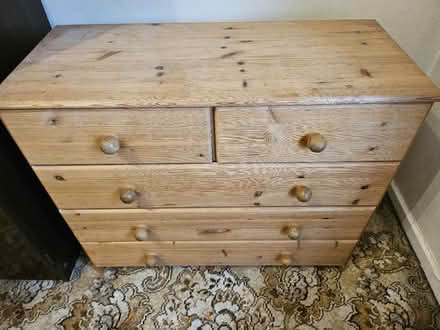 Photo of free Wooden Chest of Drawers (Northfield B31) #1