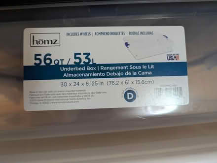 Photo of free Two large bins (Springfield/Burke) #2