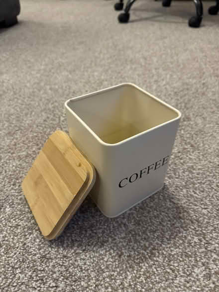 Photo of free Coffee tin with lid (Hitchin) #2