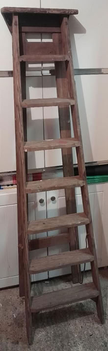Photo of free Wooden step ladder 70.5" (Burgess hill) #2