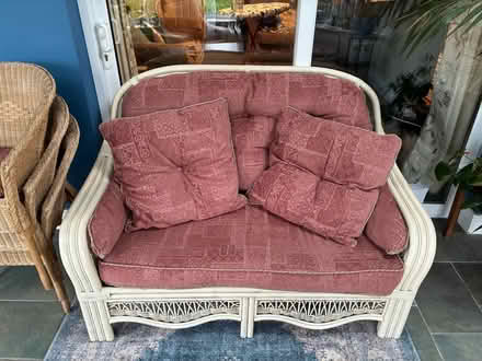 Photo of free Cane Couch and two Armchairs (Churchtown) #1
