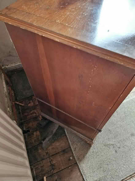 Photo of free Wooden cabinet with sliding shelf (Northfield B31) #3