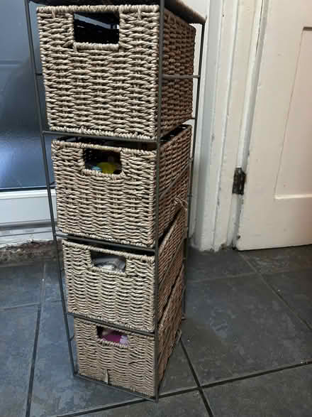 Photo of free 4 Draw grey bathroom storage unit (Stockwell SW9) #3