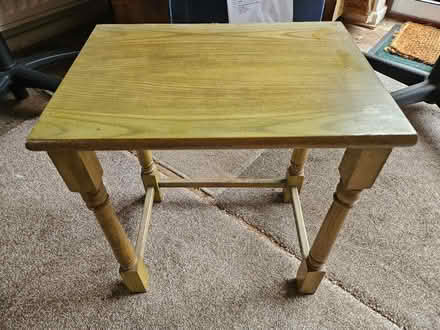 Photo of free Small wooden table (Northfield B31) #1