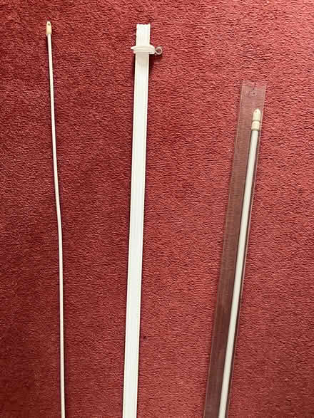 Photo of free 2 curtain rods and 1 curtain rail (Bilton HG1) #1
