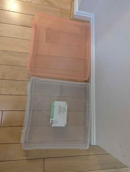 Photo of free Two small plastic bins (Springfield/Burke) #2