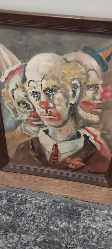 Photo of free Clown painting (Everett) #1