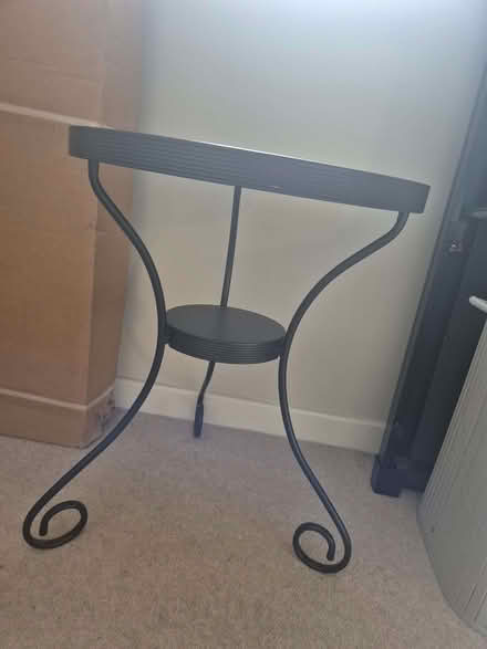 Photo of free Black metal table (Croydon centre CR0) #2