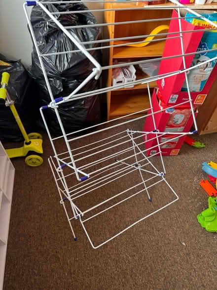 Photo of free White foldable clothes airer (Hemel Hempstead HP2) #1