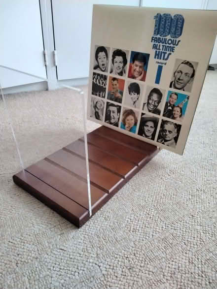 Photo of free Wood stand for vinyl singles or LPs (Allerton L18) #1
