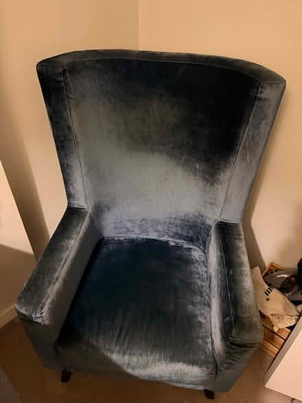 Photo of free Blue armchair (Marylebone W1H) #1