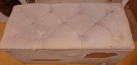 Photo of free Grey ottoman storage (Milton Ernest) #1