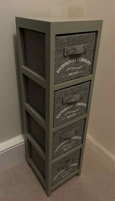 Photo of free Bathroom canvas drawers (Long Ditton, KT6) #2