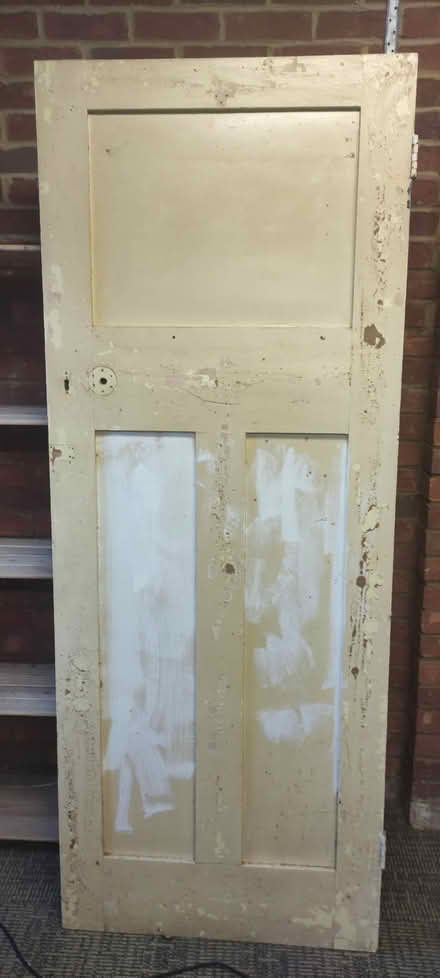 Photo of free old wooden door (Burnham SL1) #2