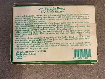 Photo of free Little rosary replica (Jennett's Park RG12) #3