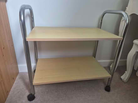 Photo of free Wooden trolley table (Croydon centre CR0) #1