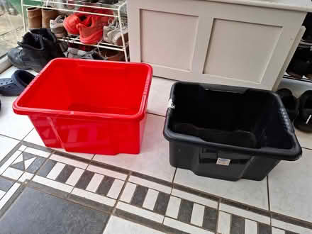 Photo of free 2 x Plastic Storage Boxes (BS10) #1