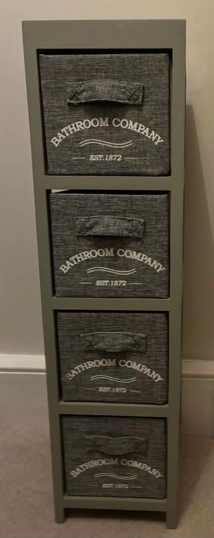 Photo of free Bathroom canvas drawers (Long Ditton, KT6) #1