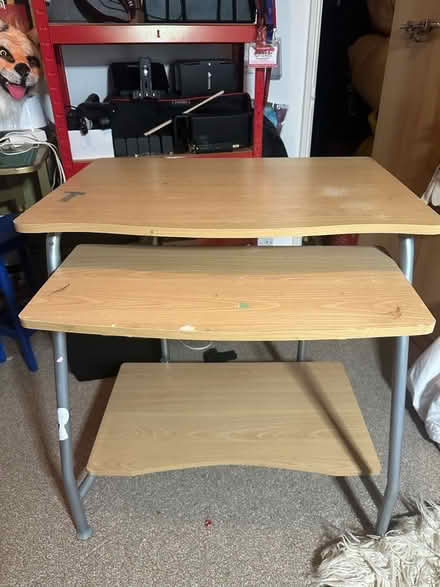 Photo of free Desk with pull-out shelf (Central Reading RG1) #1