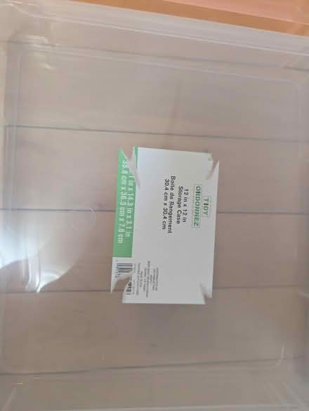 Photo of free Two small plastic bins (Springfield/Burke) #1