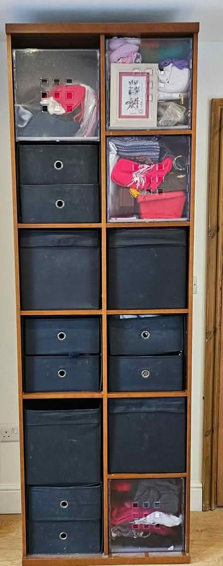 Photo of free IKEA unit in dark oak finish (L15) #1