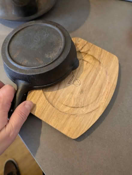 Photo of free Small cast iron pan and base (Wallsend, NE28) #2